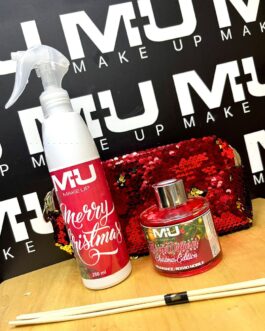 KIT IDEA REGALO CASA❣️🏠  • profumo ambiente 100ml • profumo tessuti 250ml • borsello paillettes MU MAKE UP ❤️
