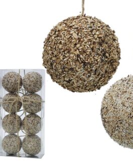 Set 8 pezzi palline natalizie