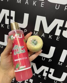 BAGNODOCCIA 25OML🎄+BOMBA DA BAGNO   MU MAKE UP ❤️