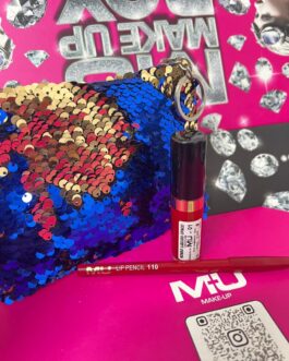 Kit pochette gira brilla +lip opaco + Matita labbra 💋 MU MAKE UP