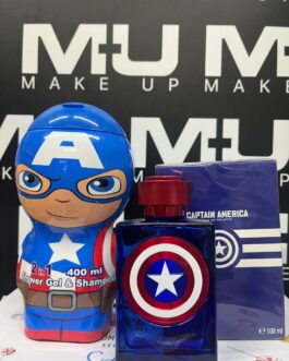 SUPER PROMO BLACK FRIDAY FINO AL 2O DICEMBRE  PROFUMO 1OOML CAPITAN AMERICA+BAGNODOCCIA/SHAMPOO 3D CAPITAN AMERICA