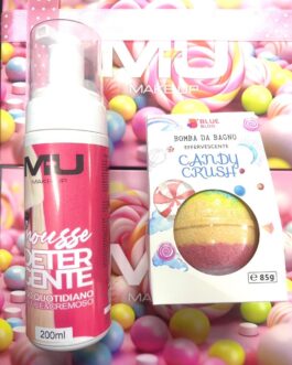 KIT SKIN ROUTIN🥰🩷🛁Mousse detergente viso + Bomba da bagno + Scatola Mu🥰idea regalo🎄🎁