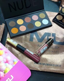 KIT 🤎  Palette nude 10 cialde Tinta semipermanente n 22 Terra n 22 Scatola Borsa Palette ombretti colati