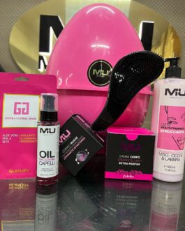 UOVA MU MAKE UP🐣 •LATTE STRUCCANTE VISO 500ML •MASCHERA VISO •CREMA VISO 50G •CREMA CORPO 150ML •OLIO CAPELLI 60ML VETRO •SPAZZOLA SPECCHIO