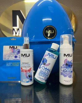 UOVA MU MAKE UP🐣 •MOUSSE VISO STITCH 200ML •BAGNODOCCIA STITCH 200ML •SPRAY PARFUME STITCH 200ML •MASK FACE STITCH