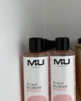ACQUA MICELLARE BIFASICO x occhi e pelli sensibili ACQUA MICELLARE + LATTE IDRATANTE ACQUA MICELLARE BIFASICO con olio di argan ACQUA MICELLARE BIFASICO x pelli spente   200Ml