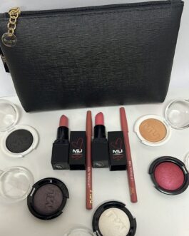 POCHETTE + ROSSETTO MERCEDESZ + MATITA LABBRA + OMBRETTO  MU MAKE UP