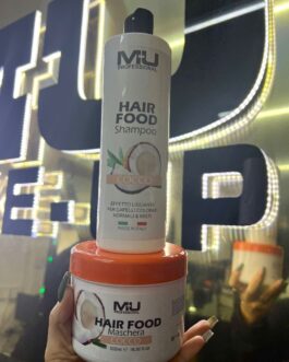 KIT SHAMPOO 500ml + MASCHERA 500ml  ciliegia /capelli fragili/fragola /cocco /ricci MU MAKE UP