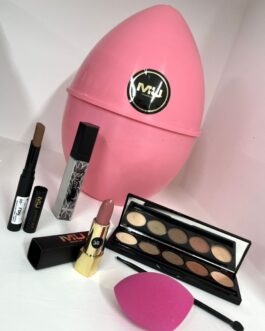 Uovo Rosa Palette ombretti in crema  Illuminante Pleasure  Correttore contouring  Beauty blender  Rossetto Push Up 30 MU MAKE UP