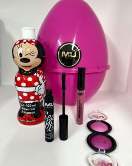 Uovo minnie 🩷  • Shower gel e shampo 2D  • mascara seduction    •tinta glam matte 02  • ombretto cotto 11 • ombretto cotto 14 • ⁠uovo fucsia  MU MAKE UP