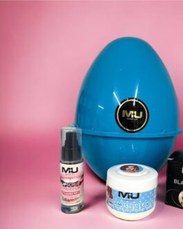 KIT UOVO  LIP SCRUB BALSAMO STRUCCANTE BLACK MASK  MU MAKE UP