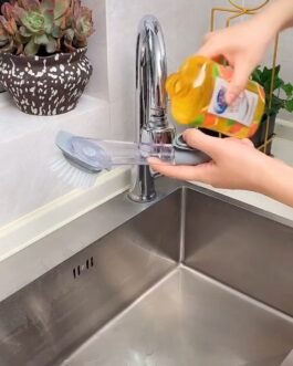 Spazzola piatti  con dosatore per sapone