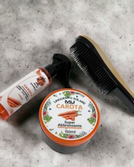 TRIS MARE PISCINA SOLE☀️ UNGUENTO ABBRONZANTE 150ML+OLIO CAPELLI PROTEZIONE UV 100 ML+SPAZZOLA SCIOGLINODI  MU MAKE UP