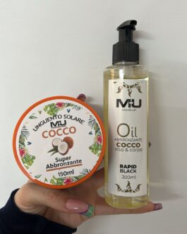 KIT 🌴 1 UNGUENTO 150Ml +1  OLIO CORPO 200Ml  MU MAKE-UP