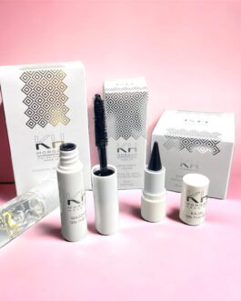 KIT VIAGGIO EYELINER- MASCARA- STRUCCANTE  MU MAKE UP