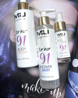 KIT CREMA CORPO 200ML + PROFUMO 30ML  + BAGNODOCCIA 200ML for Hem  fragranza n 91 ALIEN✨