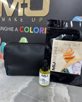 BORSELLO+MASCHERA VISO+OIL PREP PRIMER VISO  MU MAKE UP