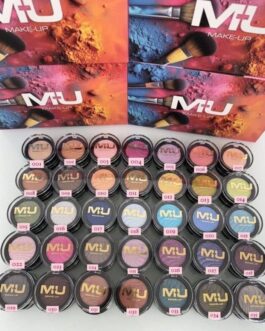 NUOVA LINEA OMBRETTI  DISPONIBILI IN 35 COLORI  solo 001-007-008 sono opachi Gli altri sono glitterati MU MAKE UP