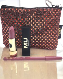 Set regalo borsello + Matita + rossetto 💄 Mu make up