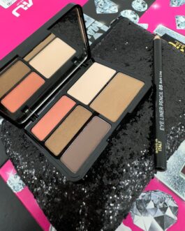 Multiset 💝 Borsello Palette ombretti Matita occhi nera MU make up