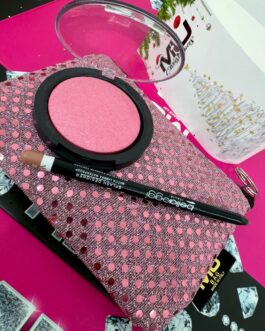 SET NATALE🎄🎁  Borsello rosa+blush rosa +matita labbra rosa nude  +fascia natale omaggio