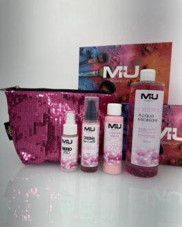 LINEA PINK SET COMPLETO 💓💓  CREMA MANI 100 ML SIERO VISO 50 ML CREMA VISO 60 ML ACQUA MICELLARE 500 ML BORSELLO MAXI