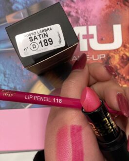 Rossetto satin + matita mumakeup