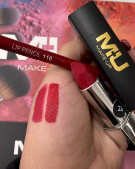 Rossetto push up + matita labbra mumakeup