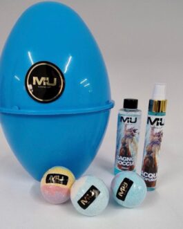 kit uovo 3 bombe d’acqua + bagnodoccia o shampoo 200ml+ acqua profumata 75ml + uovo omaggio mumakeup